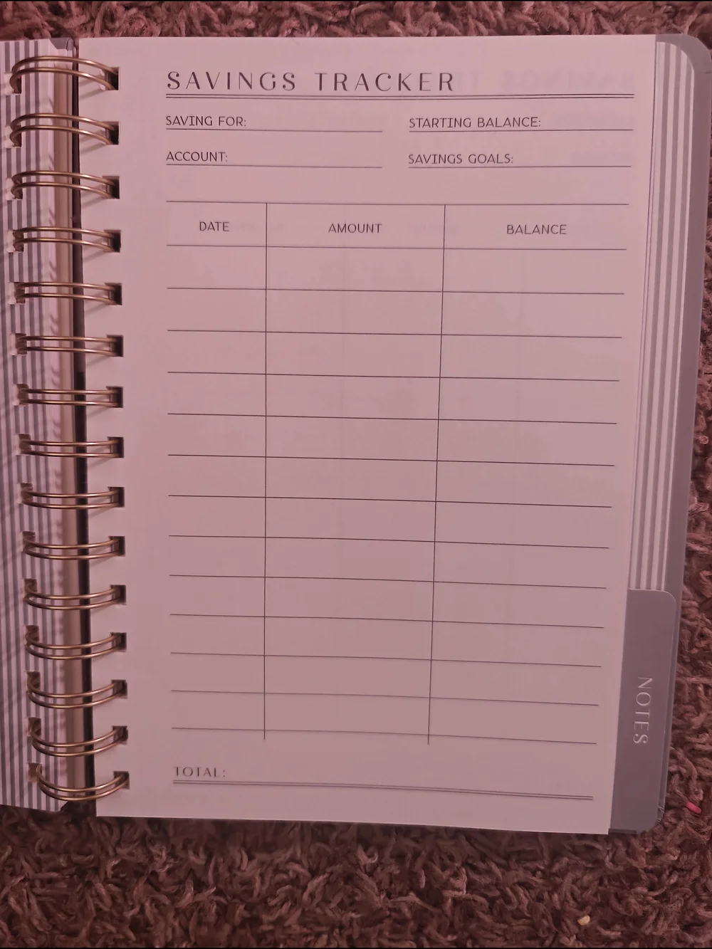 Up & Up Budget Tracker Notebook - 